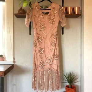 Women 1920s Dress Beaded Cocktail Dress